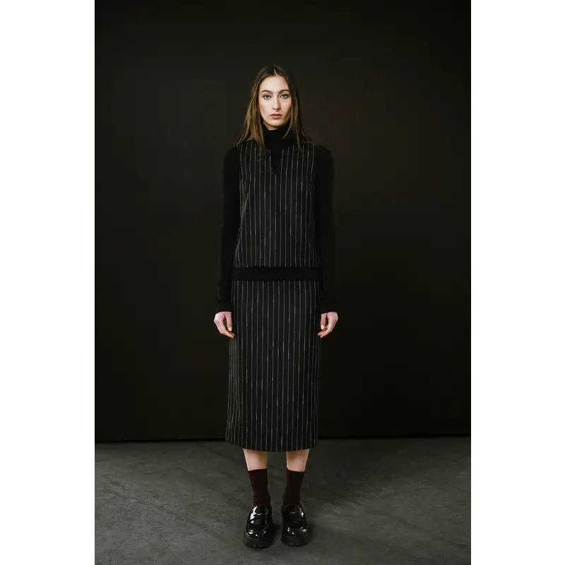 BODY BAG BODY BAG 25H HAUT REGENT S MANCHES PINS NOIR/BLANC