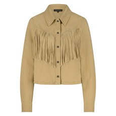 TRAMONTANA TRAMONTANA 25H TWILL FRINGE JACKET CAMEL