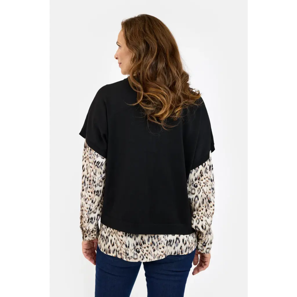 JENSEN JENSEN 25H CARDIGAN NOIR