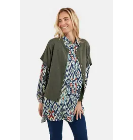 JENSEN 25H CARDIGAN KAKI