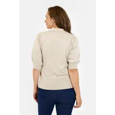 JENSEN 25H PULLOVER POLO BEIGE