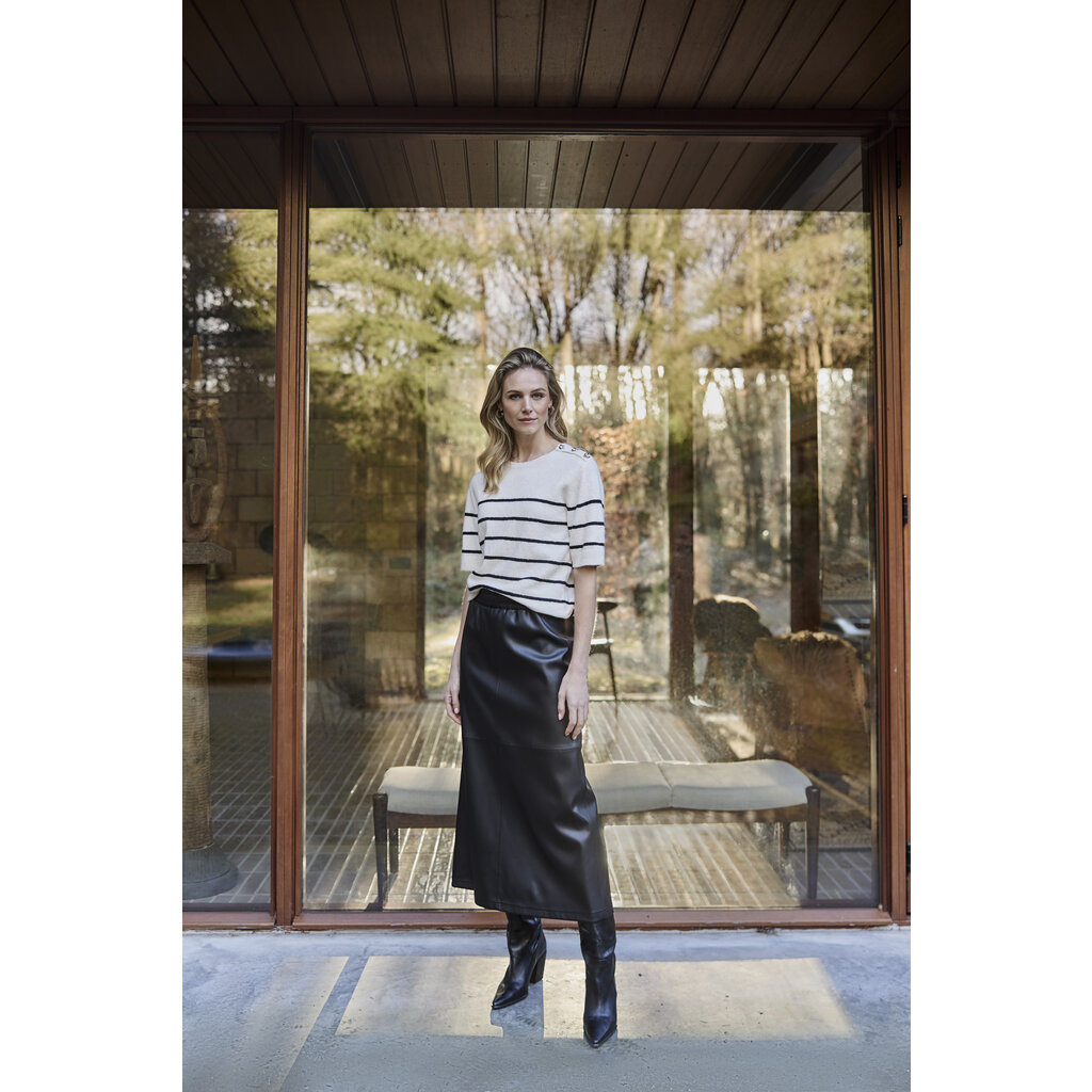 TRAMONTANA TRAMONTANA 25H HAUT BOUCLE STRIPED STONE MELANGE