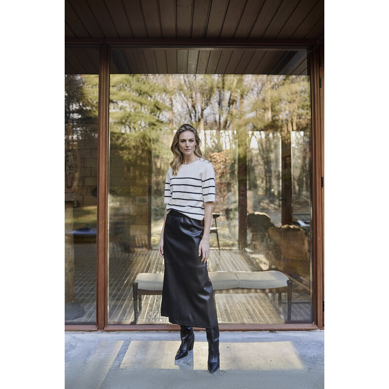 TRAMONTANA TRAMONTANA 25H HAUT BOUCLE STRIPED STONE MELANGE