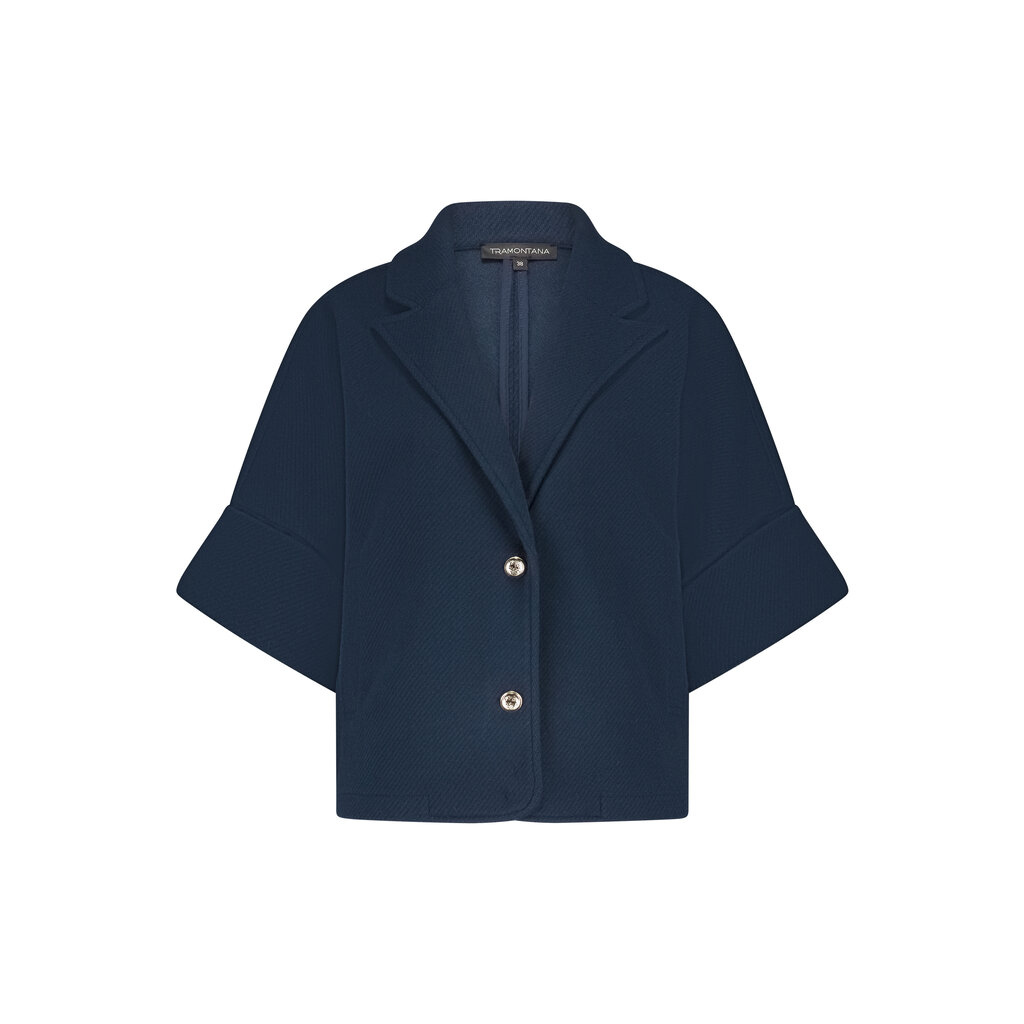 TRAMONTANA TRAMONTANA 25H JACKET PASPEL COLLAR MARINE