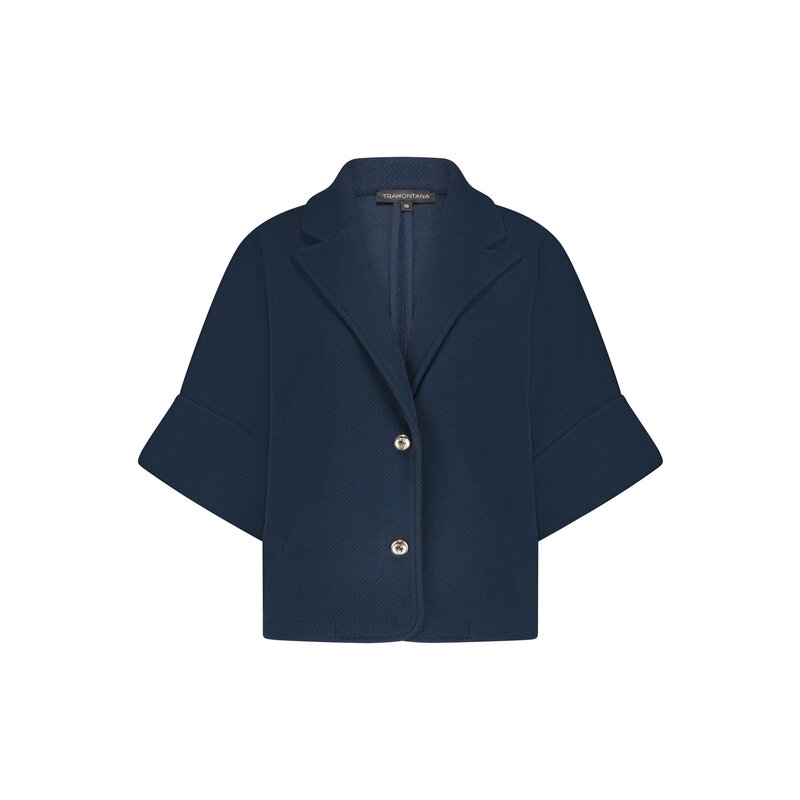TRAMONTANA TRAMONTANA 25H JACKET PASPEL COLLAR MARINE