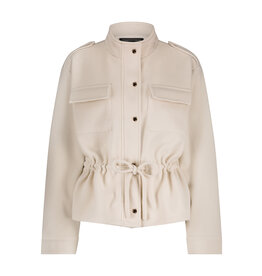 TRAMONTANA TRAMONTANA 25H JACKET GATHERED WAIST CREME