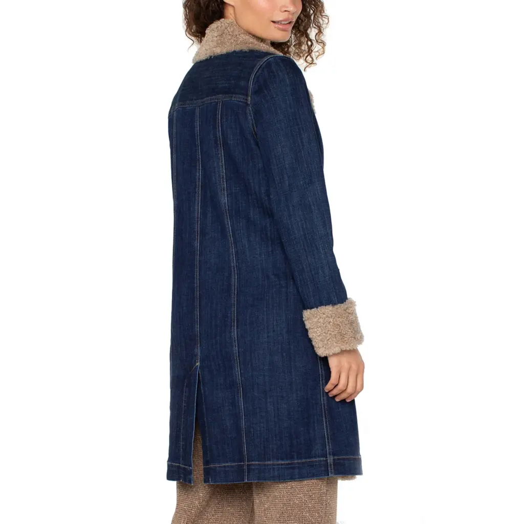 LIVERPOOL LIVERPOOL 25H SHERPA COLLAR JACKET