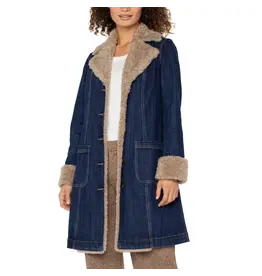 LIVERPOOL LIVERPOOL 25H SHERPA COLLAR JACKET