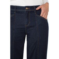 LIVERPOOL LIVERPOOL 25H TROUSER WIDE LEG W/SEAMING 32'' INDIGO RINSE