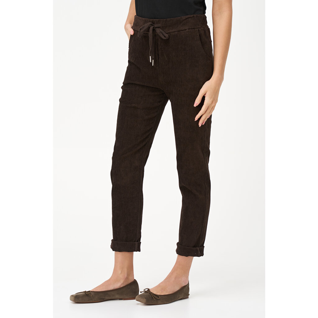 M MADE IN ITALY M MADE IN ITALY 25H PANTALON MAGIC CORDUROY COCOA
