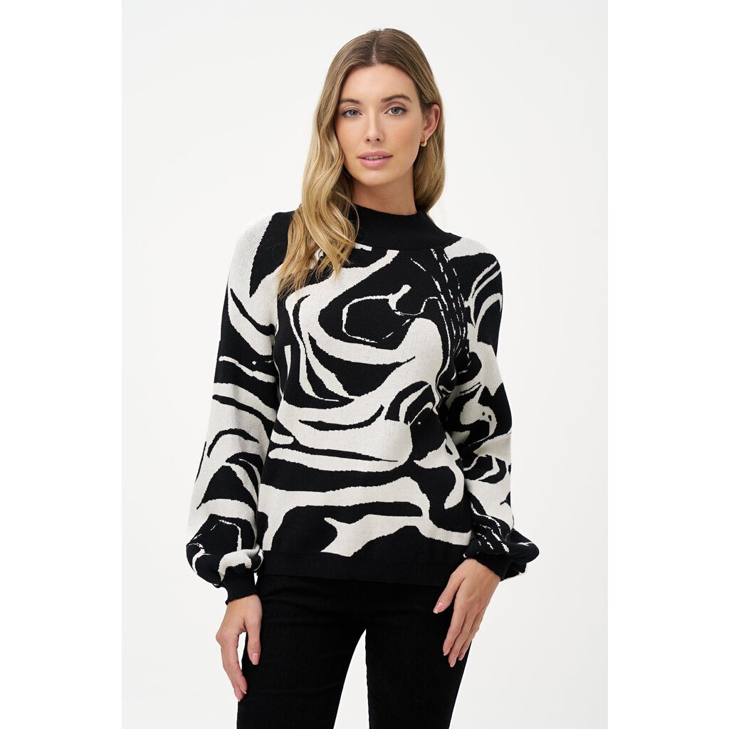 M MADE IN ITALY M MADE IN ITALY 25H HAUT TRICOT BLACK COMBO