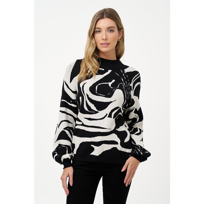 M MADE IN ITALY M MADE IN ITALY 25H HAUT TRICOT BLACK COMBO