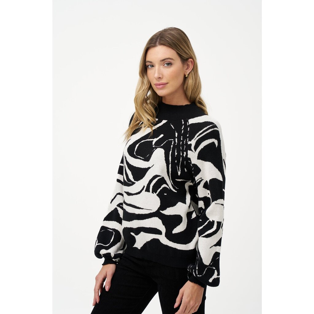 M MADE IN ITALY M MADE IN ITALY 25H HAUT TRICOT BLACK COMBO