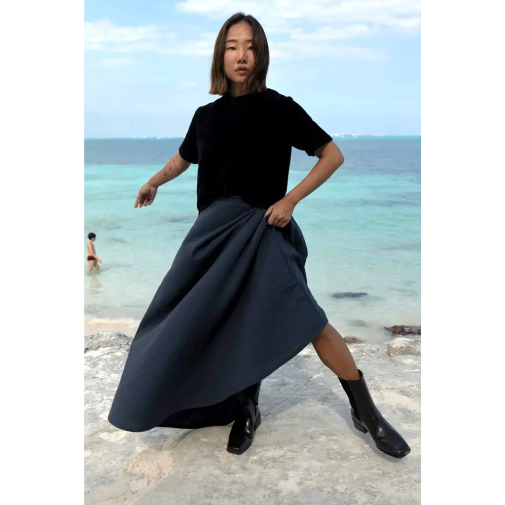 MAS TOFINO T SHIRT PEPPER/NOIR