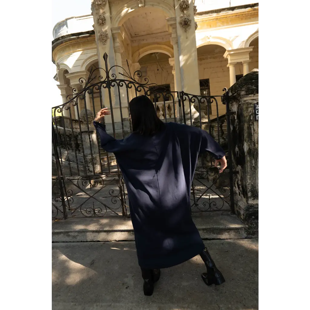 MAS FRANKFURT DRESS BLUEBERRY/MARINE