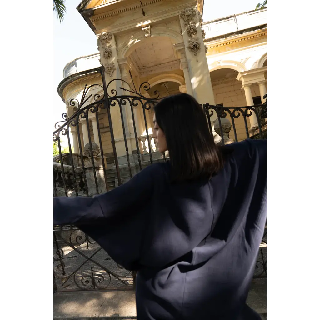 MAS FRANKFURT DRESS BLUEBERRY/MARINE