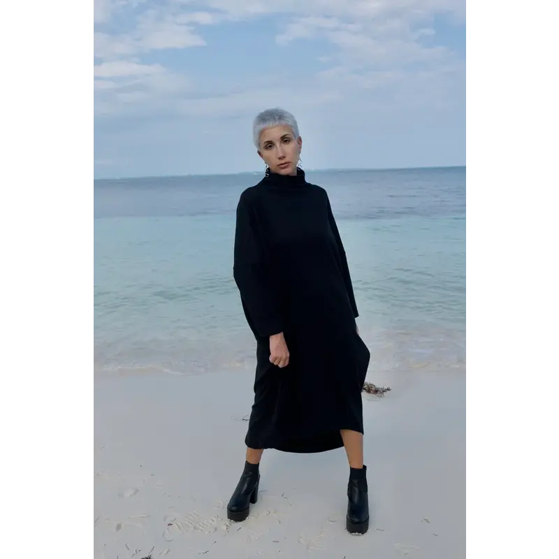 MAS FRANKFURT DRESS PEPPER/NOIR