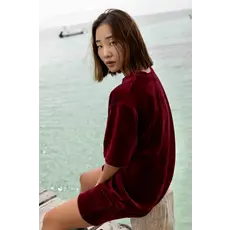 MAS MYKONOS DRESS ROSEWOOD/BOURG