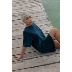 MAS MYKONOS DRESS JUNIPER/TURQ