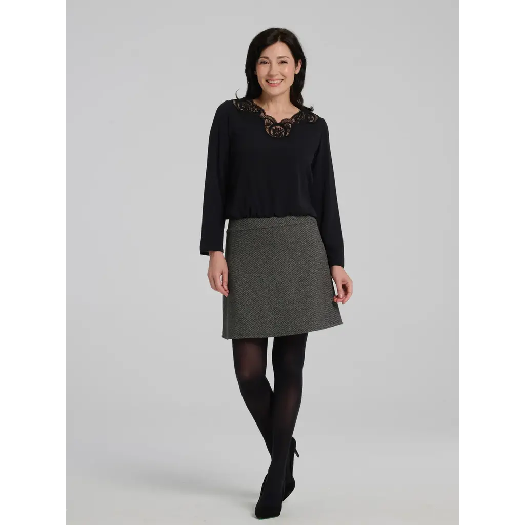 KOLLONTAÏ KOLLONTAI 25H JUPE COURTE FROST CHARCOAL