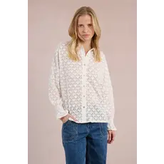 MOLLY BRACKEN MOLLY BRACKEN 25H CHEMISE DENTELLE COEUR BLANC