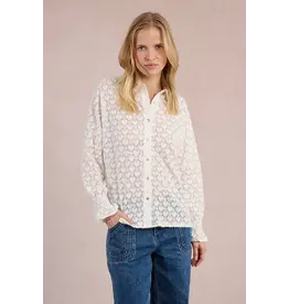 MOLLY BRACKEN MOLLY BRACKEN 25H CHEMISE DENTELLE COEUR BLANC