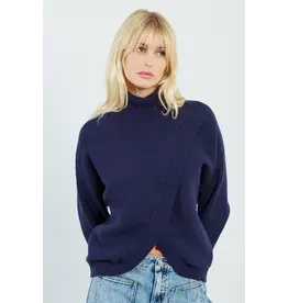 MOLLY BRACKEN MOLLY BRACKEN 25H CHANDAIL FENTE AVANT MARINE