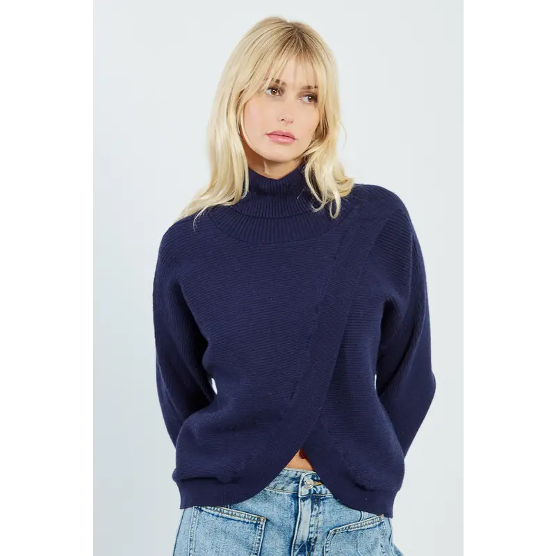 MOLLY BRACKEN MOLLY BRACKEN 25H CHANDAIL FENTE AVANT MARINE