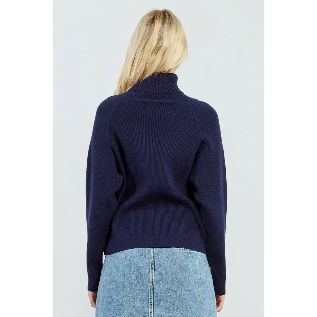 MOLLY BRACKEN MOLLY BRACKEN 25H CHANDAIL FENTE AVANT MARINE