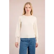 MOLLY BRACKEN MOLLY BRACKEN 25H HAUT DETAILS BOUCLES POIGNET ET DOS ECRU