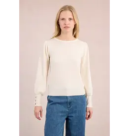 MOLLY BRACKEN MOLLY BRACKEN 25H HAUT DETAILS BOUCLES POIGNET ET DOS ECRU