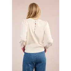 MOLLY BRACKEN MOLLY BRACKEN 25H HAUT DETAILS BOUCLES POIGNET ET DOS ECRU