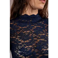 MOLLY BRACKEN MOLLY BRACKEN 25H HAUT DENTELLE MARINE