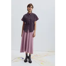 EVE GRAVEL EVE GRAVEL 25H CHEMISE APOLINE NAVY/BURGUNDY