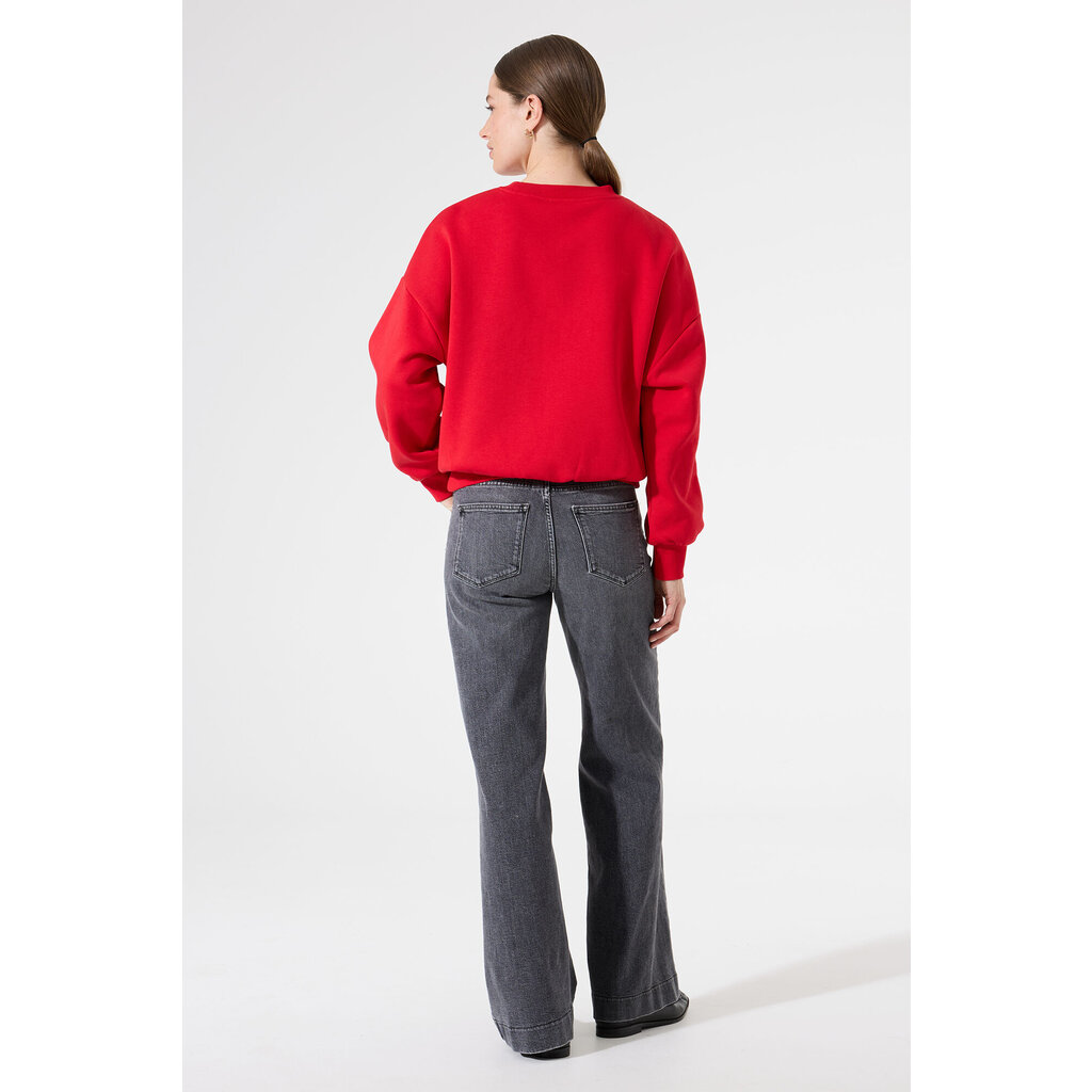 GARCIA GARCIA 25H CHANDAIL CROP LOVE TRUE RED