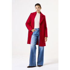 GARCIA GARCIA 25H MANTEAU LONG BOUCLE TRUE RED