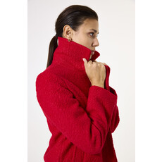 GARCIA GARCIA 25H MANTEAU LONG BOUCLE TRUE RED