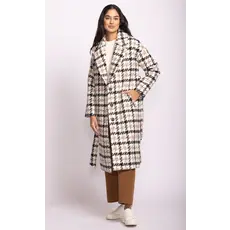 PINK MARTINI PINK MARTINI 25H MANTEAU KENDREE CARREAUX NOIR