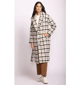 PINK MARTINI PINK MARTINI 25H MANTEAU KENDREE CARREAUX NOIR