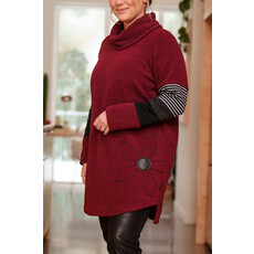 RIEN NE SE PERD TOUT SE CREE RIEN NE SE PERD 25H TUNIQUE EGLANTIER BORDEAUX