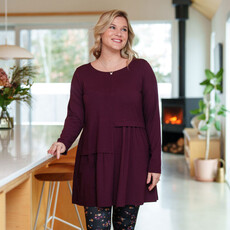 RIEN NE SE PERD TOUT SE CREE RIEN NE SE PERD 25H TUNIQUE ARGOUSIER MERLOT