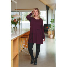 RIEN NE SE PERD TOUT SE CREE RIEN NE SE PERD 25H TUNIQUE ARGOUSIER MERLOT