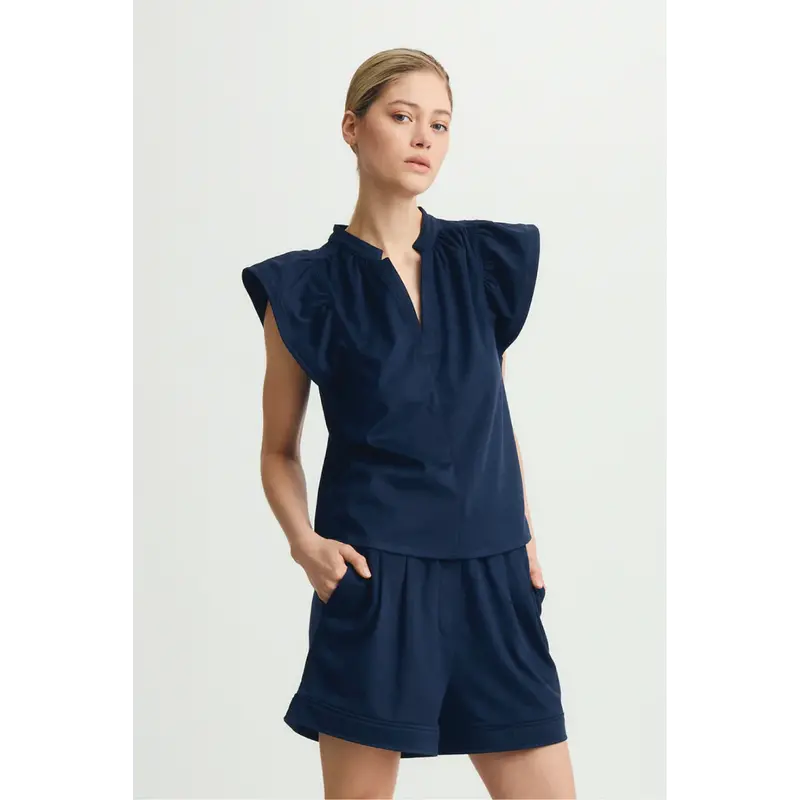 MELISSA NEPTON MELISSA NEPTON 25H TOP VENORA SUEDE MARINE