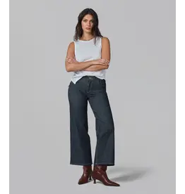 LOLA JEANS LOLA JEANS 25H COLETTE PINSTRIPE BLUE