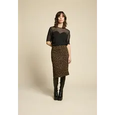 COKLUCH COKLUCH 25H JUPE REFLEXIONS GOLD/NOIR