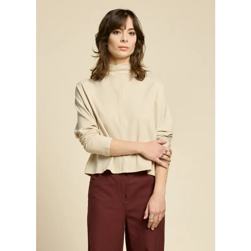 COKLUCH COKLUCH 25H HAUT SOUVENIR COL ROULE TWISTE SAND