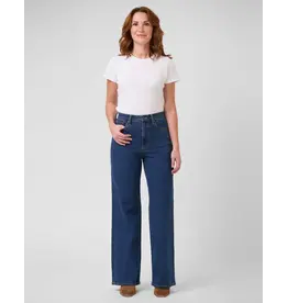 YOGA JEANS YOGA JEANS 25H LILY WIDE LEG HIGH RISE 32'' HERITAGE BLUE
