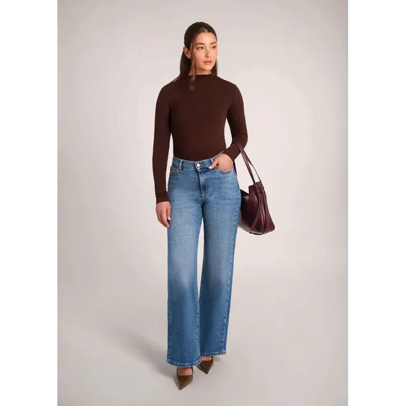 YOGA JEANS YOGA JEANS 25H LILY WIDE LEG CLASSIC RISE 32'' JERSEY