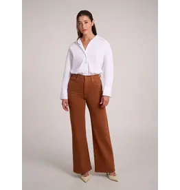 YOGA JEANS YOGA JEANS 25H LILY WIDE HIGH RISE 32''  2742 AURORA BROWN