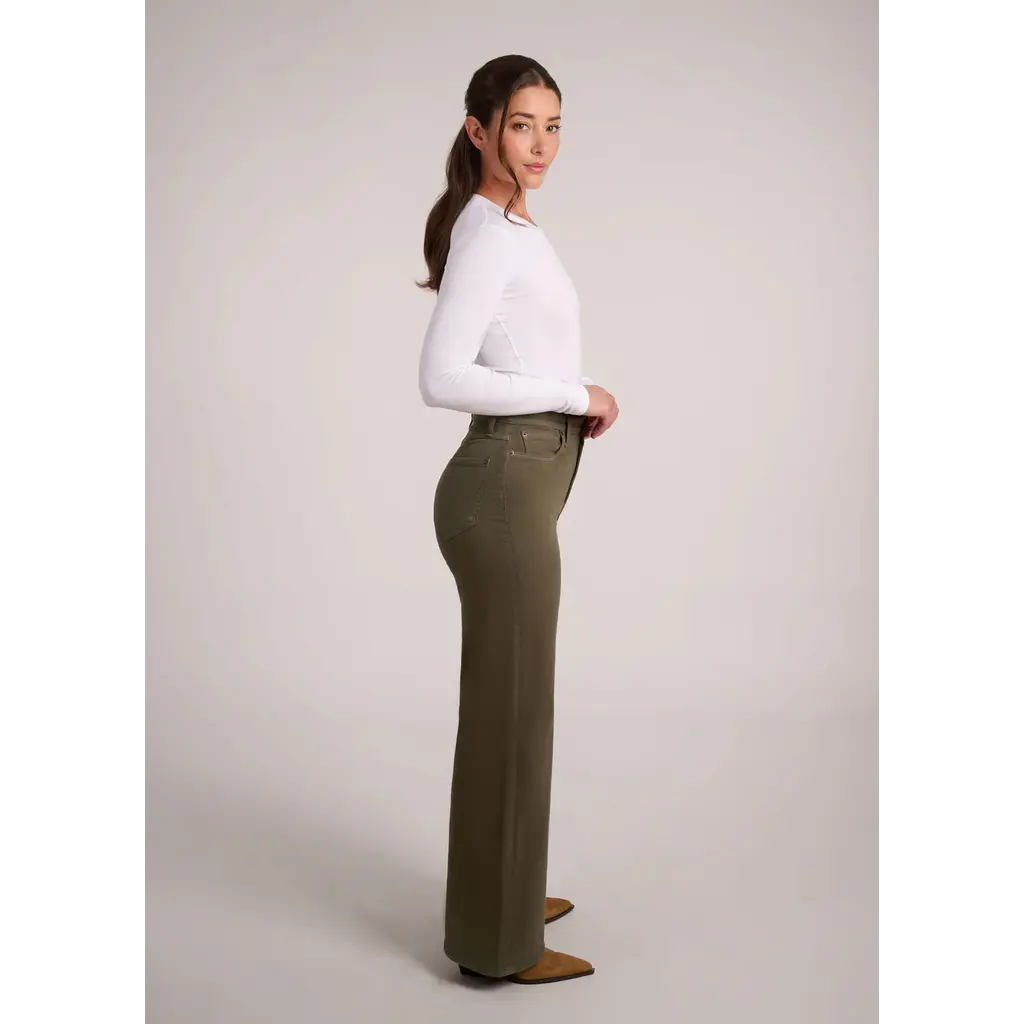 YOGA JEANS YOGA JEANS 25H LILY WIDE HIGH RISE 32'' 2742 WONDERGRASS